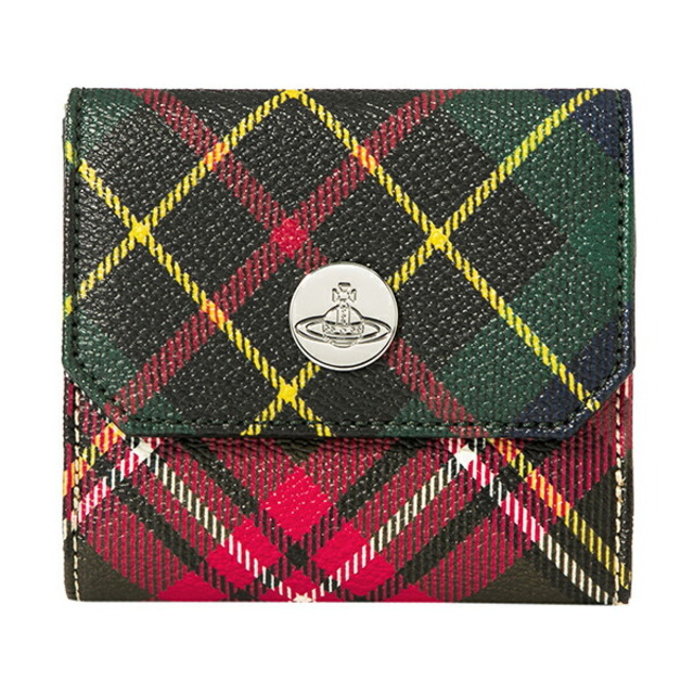 Vivienne Westwood(ヴィヴィアンウエストウッド)の新品 ヴィヴィアン ウエストウッド Vivienne Westwood 2つ折り財布 パッチワーク レディースのファッション小物(財布)の商品写真