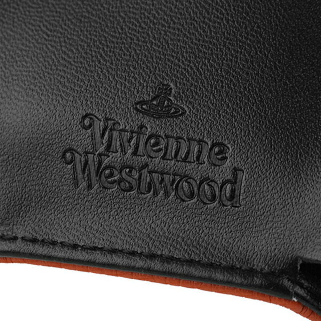 Vivienne Westwood(ヴィヴィアンウエストウッド)の新品 ヴィヴィアン ウエストウッド Vivienne Westwood 3つ折り財布 オレンジ レディースのファッション小物(財布)の商品写真