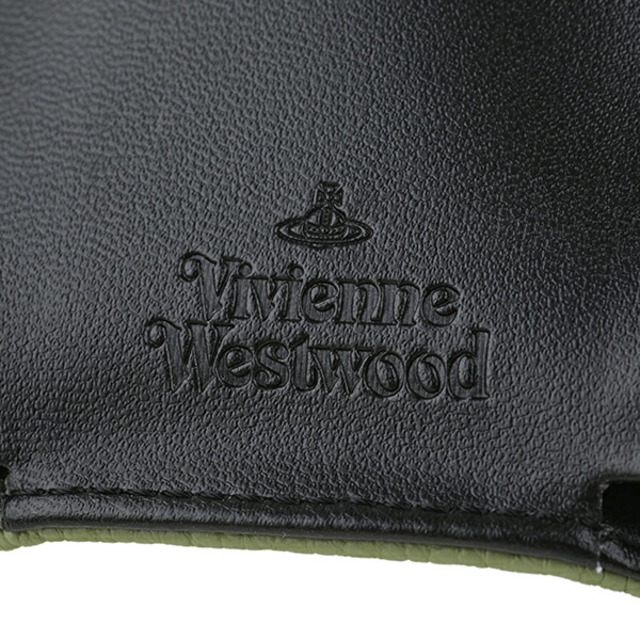 Vivienne Westwood(ヴィヴィアンウエストウッド)の新品 ヴィヴィアン ウエストウッド Vivienne Westwood 3つ折り財布 グリーン レディースのファッション小物(財布)の商品写真