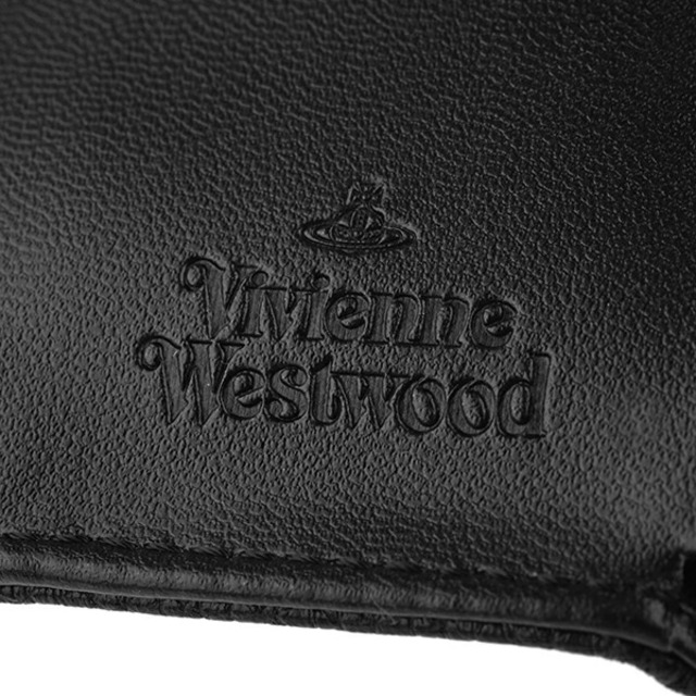 Vivienne Westwood(ヴィヴィアンウエストウッド)の新品 ヴィヴィアン ウエストウッド Vivienne Westwood 3つ折り財布 ブラック レディースのファッション小物(財布)の商品写真