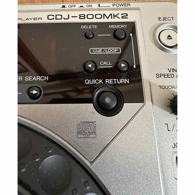 Pioneer DJ用CDプレーヤー　　CDJ-800MK2  本体のみ 2