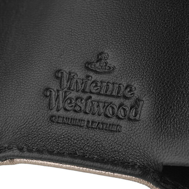 Vivienne Westwood(ヴィヴィアンウエストウッド)の新品 ヴィヴィアン ウエストウッド Vivienne Westwood 3つ折り財布 ガンメタル レディースのファッション小物(財布)の商品写真