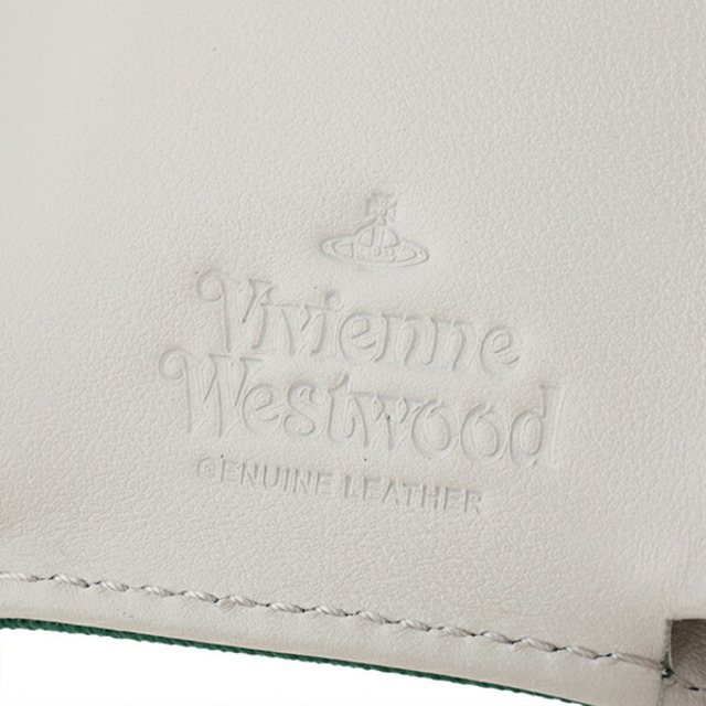 新品 ヴィヴィアン ウエストウッド Vivienne Westwood 3つ折り財布 グリーン