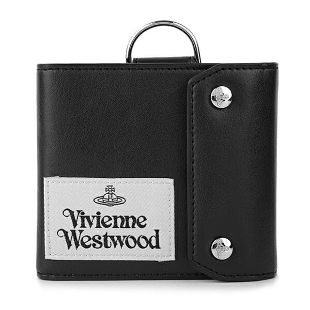 新品 ヴィヴィアン ウエストウッド Vivienne Westwood 2つ折り財布 ブラック | フリマアプリ ラクマ