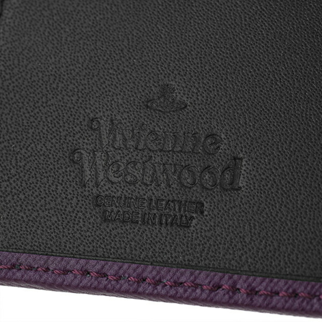 Vivienne Westwood(ヴィヴィアンウエストウッド)の新品 ヴィヴィアン ウエストウッド Vivienne Westwood 3つ折り財布 パープル レディースのファッション小物(財布)の商品写真