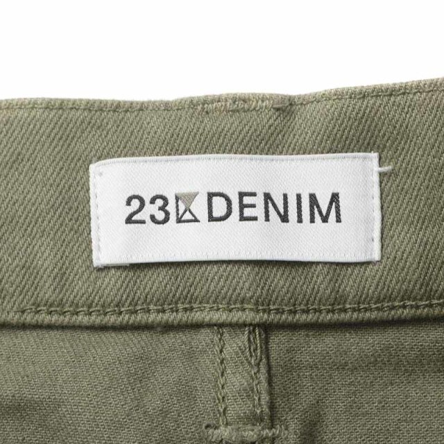 23区(ニジュウサンク)の23区 オンワード樫山 DENIM 22SS デニムスカート 38 M カーキ レディースのスカート(ロングスカート)の商品写真