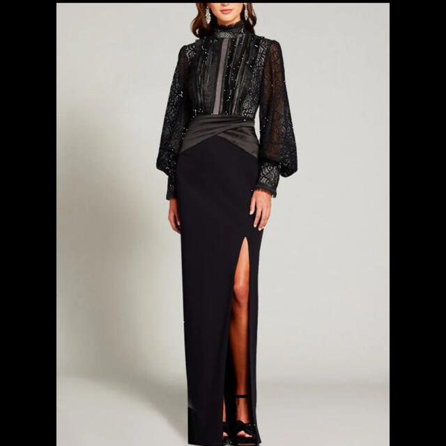 TADASHI SHOJI - TADASHI SHOJI 新品希少US8サイズ ブラックフォーマル