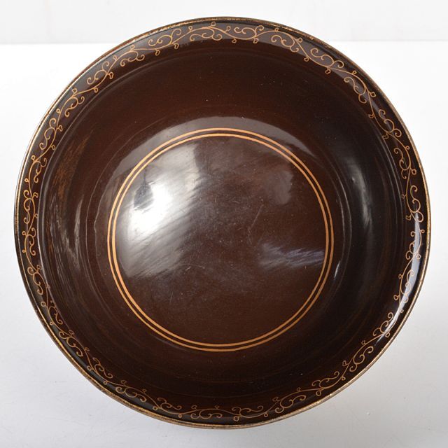 人気絶頂 常信漆画 淡海日埜 漆塗 山水人物蒔絵 R5149 N 椀 工芸品
