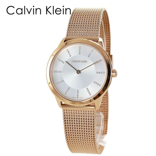 Calvin Klein(カルバンクライン)のck カルバンクライン かわいい ブレスレット 2針 女性 妻 娘 彼女 腕時計 レディースのファッション小物(腕時計)の商品写真