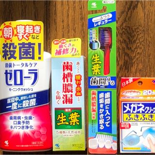 コバヤシセイヤク(小林製薬)の小林製薬　生葉・ゼローラ　株主優待(歯磨き粉)