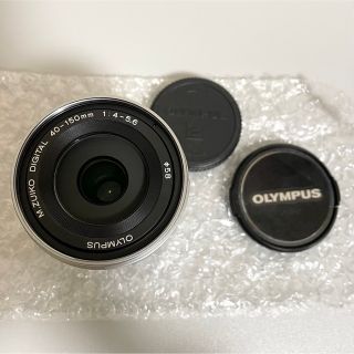 オリンパス(OLYMPUS)のOLYMPUS 望遠ズームレンズ M.ZUIKO DIGITAL シルバー(レンズ(ズーム))