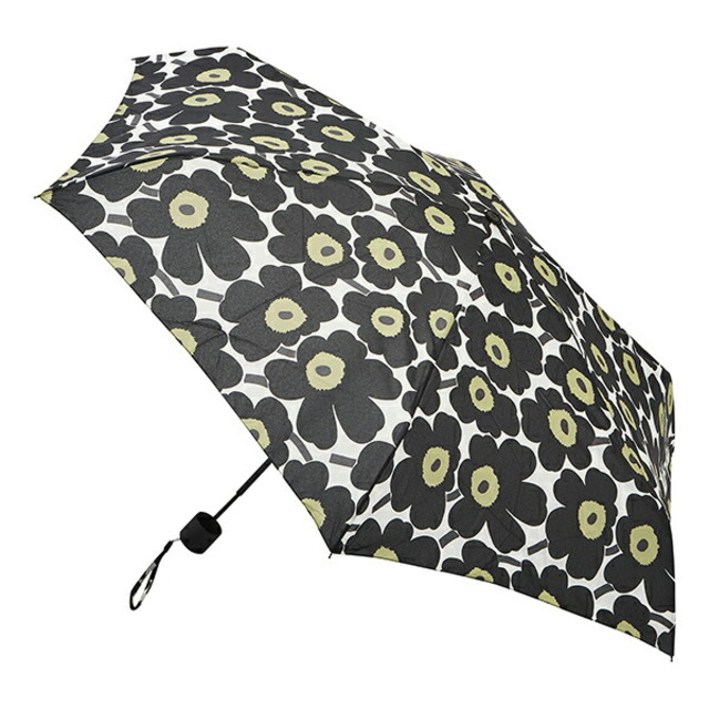 新品 マリメッコ Marimekko 傘 ミニ マニュアル ミニ ウニッコ 折り畳み傘 ホワイト