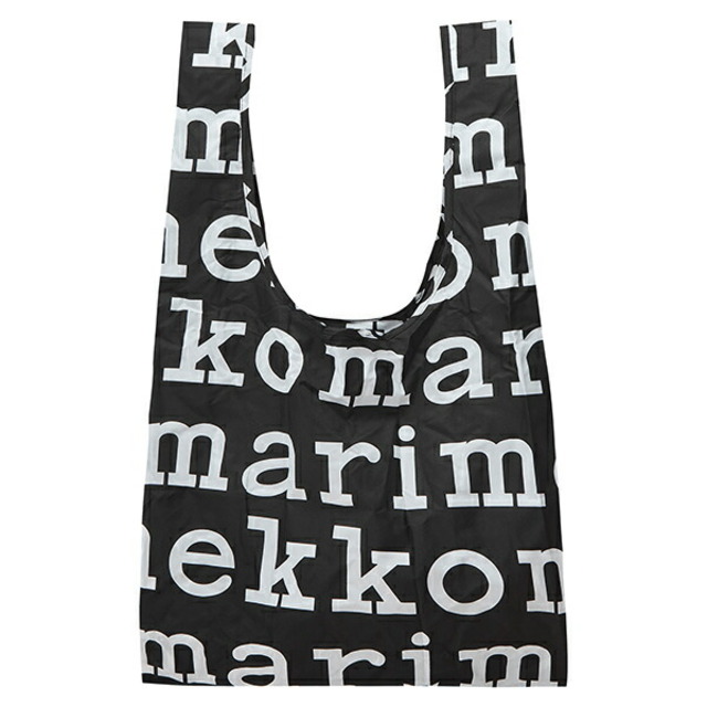 marimekko(マリメッコ)の新品 マリメッコ Marimekko トートバッグ マリロゴ スマートバッグ ブラック レディースのバッグ(トートバッグ)の商品写真