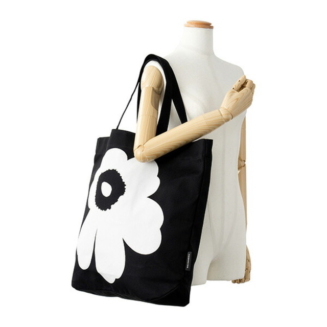 新品 マリメッコ Marimekko トートバッグ ウニッコ TORNA ブラック/ホワイト 5