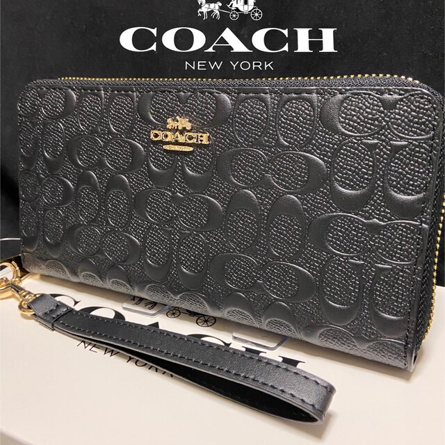 COACH(コーチ)の削除前セール☆コーチ 新作 長財布 本革シグネチャー  メンズレディス メンズのファッション小物(長財布)の商品写真