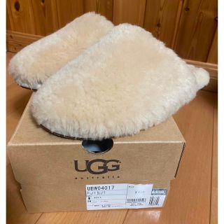 アグ(UGG)のアグ　UGG Fluff Scuff ルームシューズ　スリッパ　シープスキン(スリッパ/ルームシューズ)