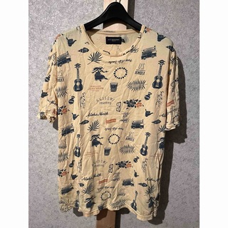 Tシャツ　U.S.BOARDER usboarder ユーエスボーダー　総柄(Tシャツ/カットソー(半袖/袖なし))