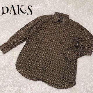 ダックス(DAKS)のDAKS ダックス ☆ 長袖シャツ チェック柄 Mサイズ(シャツ)