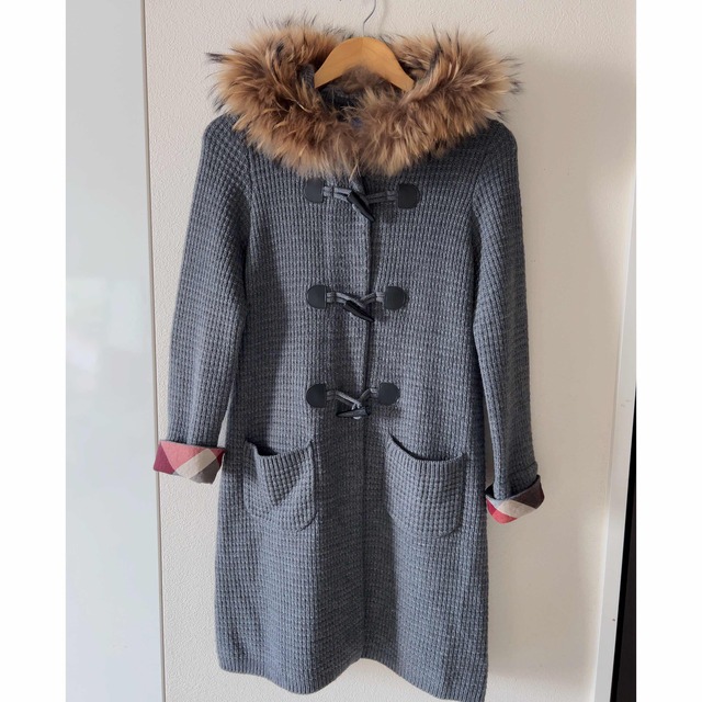 BLUE LABEL CRESTBRIDGE - ブルーレーベルクレストブリッジ　ニットダッフルコート　カーディガン