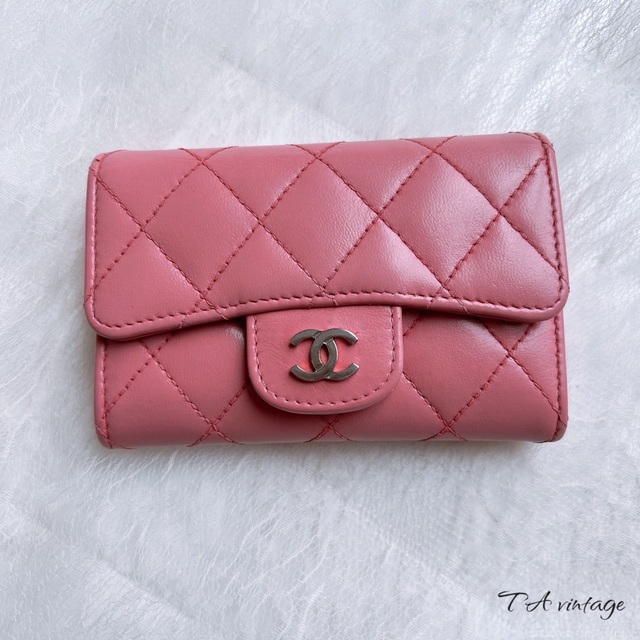 おすすめ】 CHANEL シャネル マトラッセ ラムスキン コインケース