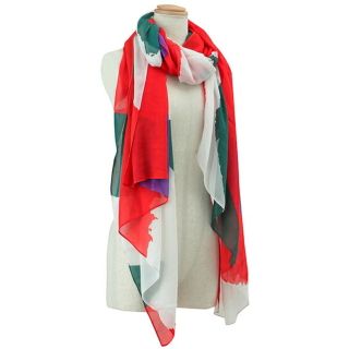 マリメッコ(marimekko)の新品 マリメッコ Marimekko スカーフ  VIKURI スカーフ ホワイト 白(バンダナ/スカーフ)