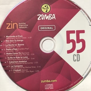ズンバ(Zumba)のズンバ　ZIN55  CD.DVD(スポーツ/フィットネス)