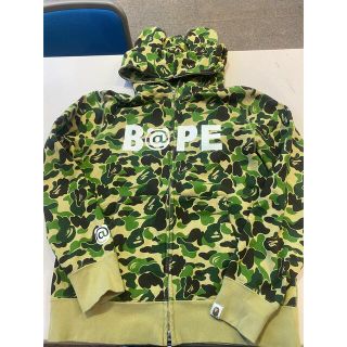 アベイシングエイプ(A BATHING APE)のAPE MEDICOM TOY ABC BE@R FULL ZIP HOODIE(パーカー)