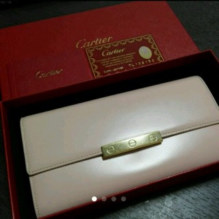カルティエ(Cartier)のカルティエ　ラブ　長財布　ピンク(財布)