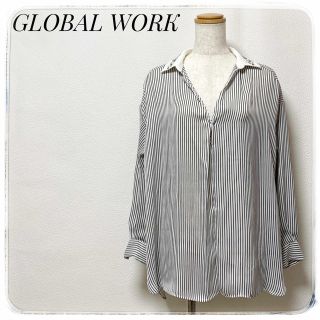 グローバルワーク(GLOBAL WORK)のGLOBAL WORKグローバルワーク✨シャツ ブラウス デニムSビジュー(シャツ/ブラウス(長袖/七分))