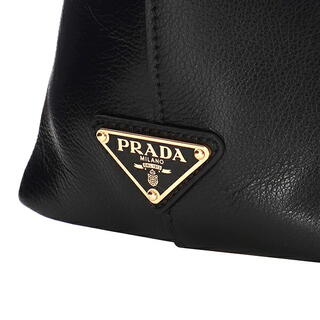 新品 プラダ PRADA ハンドバッグ グレイス カーフ ブラック 黒