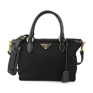 プラダ(PRADA)の新品 プラダ PRADA ハンドバッグ テスート ソフトカーフ ネロ(ハンドバッグ)