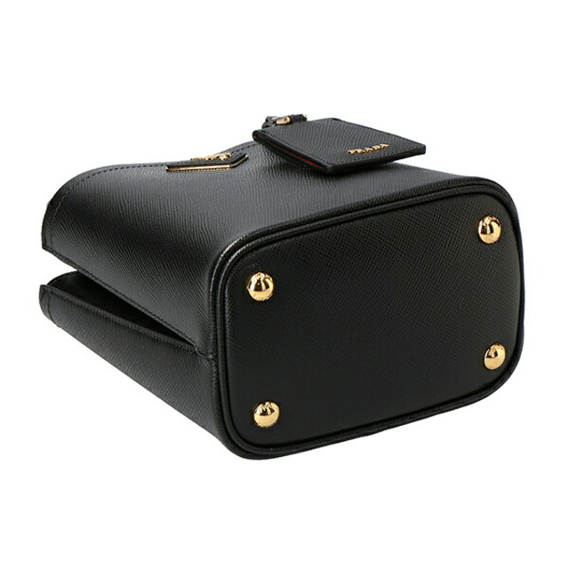 新品 プラダ PRADA ハンドバッグ サフィアーノ キュイール ネロ/フォーコ 新品 プラダ PRADA ハンドバッグ サフィアーノ キュイール ネロ/フォーコ