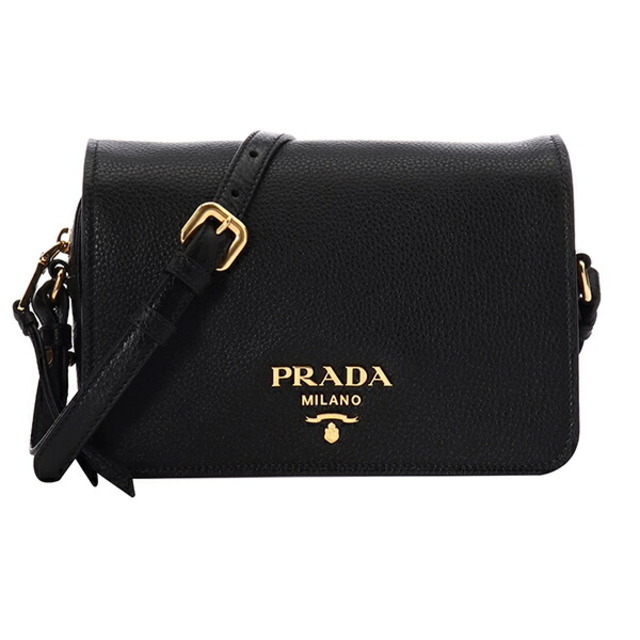 PRADA(プラダ)の新品 プラダ PRADA ショルダーバッグ ヴィッテロ フェニックス ブラック 黒 レディースのバッグ(ショルダーバッグ)の商品写真