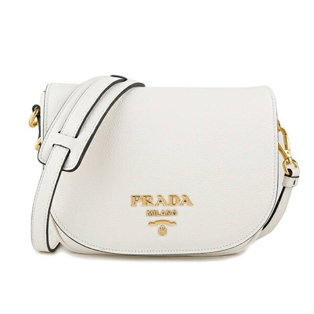 新品 プラダ PRADA ショルダーバッグ ヴィッテロ ダイノ ビアンコ約645gBIANCO本体