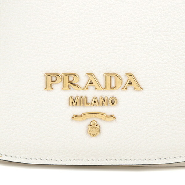 新品 プラダ PRADA ショルダーバッグ ヴィッテロ ダイノ ビアンコ