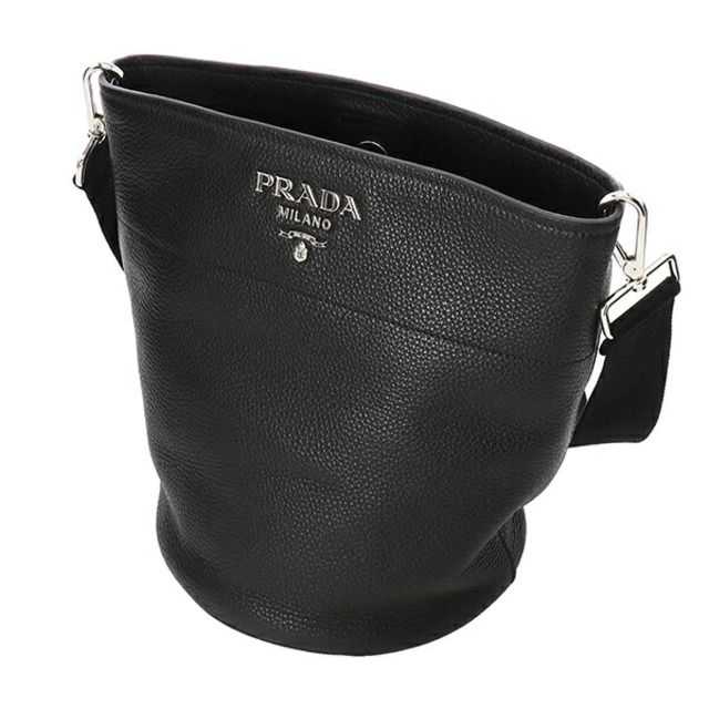 PRADA(プラダ)の新品 プラダ PRADA ショルダーバッグ ヴィッテロダイノ ブラック 黒 レディースのバッグ(ショルダーバッグ)の商品写真