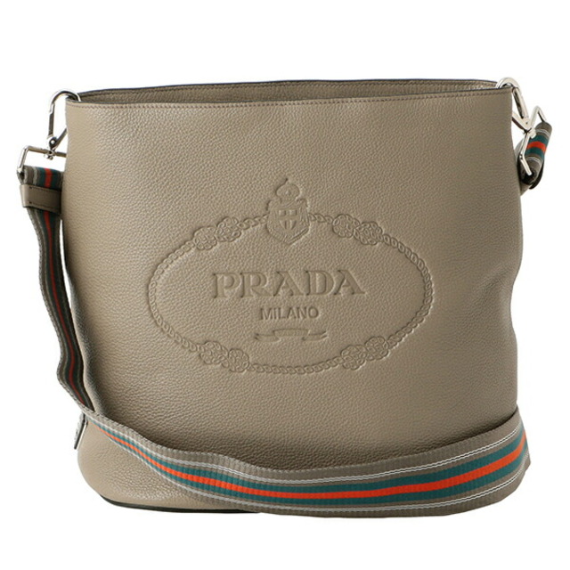 新品 プラダ PRADA ショルダーバッグ ヴィッテロ フェニックス グレー 灰