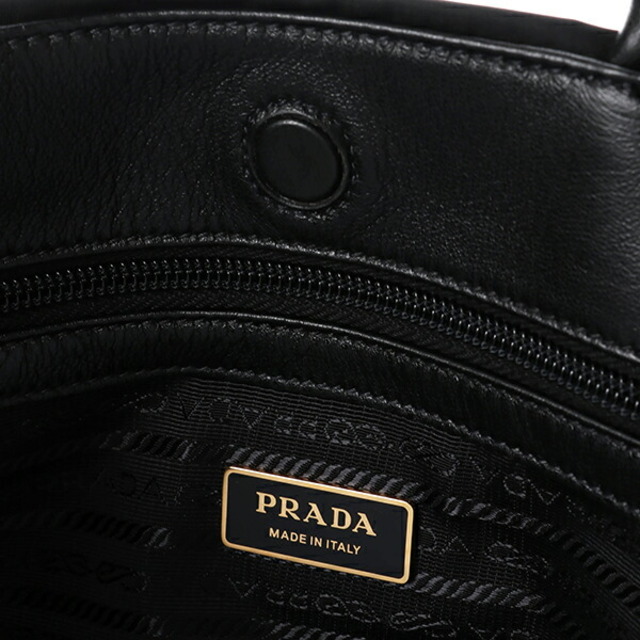 新品 プラダ PRADA トートバッグ テスート フィオッコ ネロ