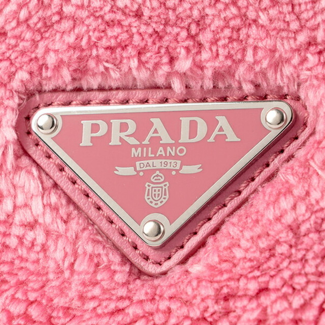 約18cm本体重量新品 プラダ PRADA トートバッグ テリー ペタロ/ネロ