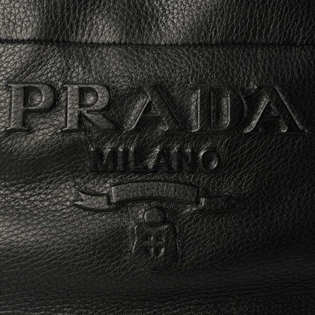 新品 プラダ PRADA トートバッグ ロゴ ネロ