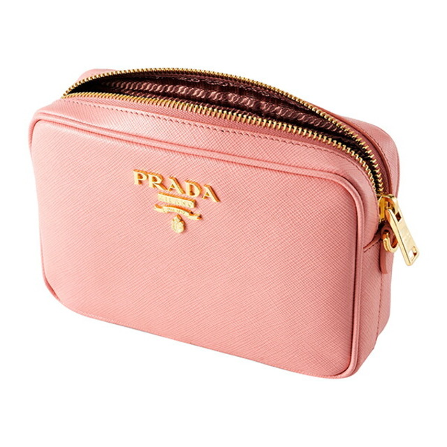 PRADA(プラダ)の新品 プラダ PRADA ショルダーバッグ サフィアーノ ルクス ピンク レディースのバッグ(ショルダーバッグ)の商品写真