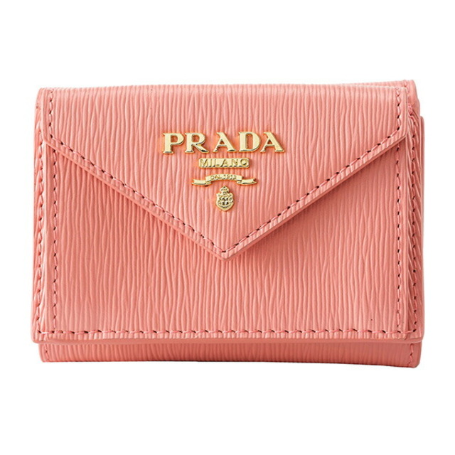 新品 プラダ PRADA 3つ折り財布 ヴィッテロ ムーヴ ピンク - 財布