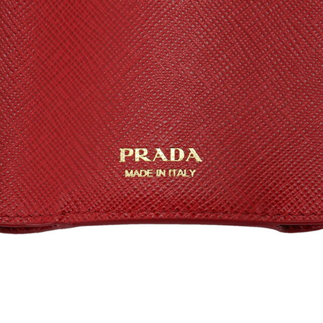 PRADA - 新品 プラダ PRADA 3つ折り財布 サフィアーノ メタル フォーコ