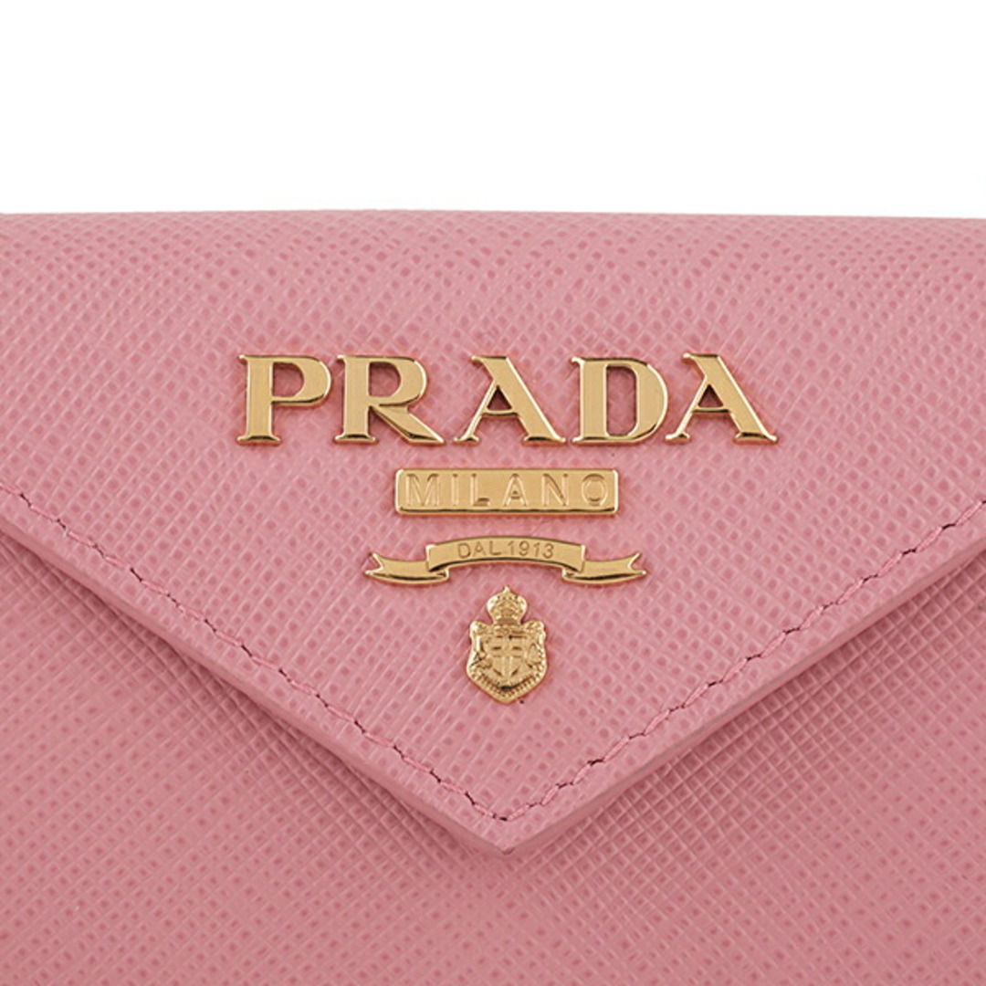 PRADA(プラダ)の新品 プラダ PRADA 3つ折り財布 サフィアーノ マルチカラー ペタロ/スカ レディースのファッション小物(財布)の商品写真