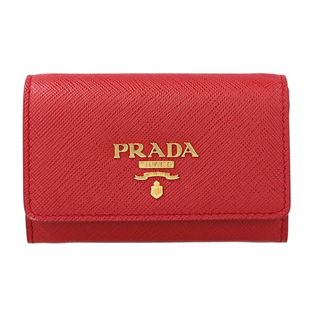 新品 プラダ PRADA カードケース サフィアーノ メタル フォーコ約90gFUOCO本体