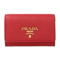 新品 プラダ PRADA カードケース サフィアーノ メタル フォーコ