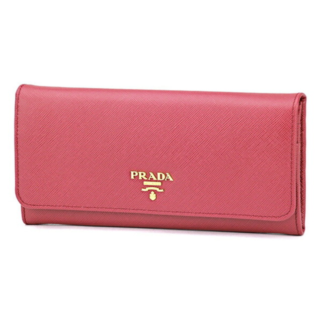 新品 プラダ PRADA 長財布 サフィアーノ メタル イビスコ - 財布