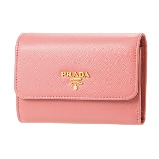 プラダ(PRADA)の新品 プラダ PRADA 3つ折り財布 サフィアーノ メタル ペタロ(財布)