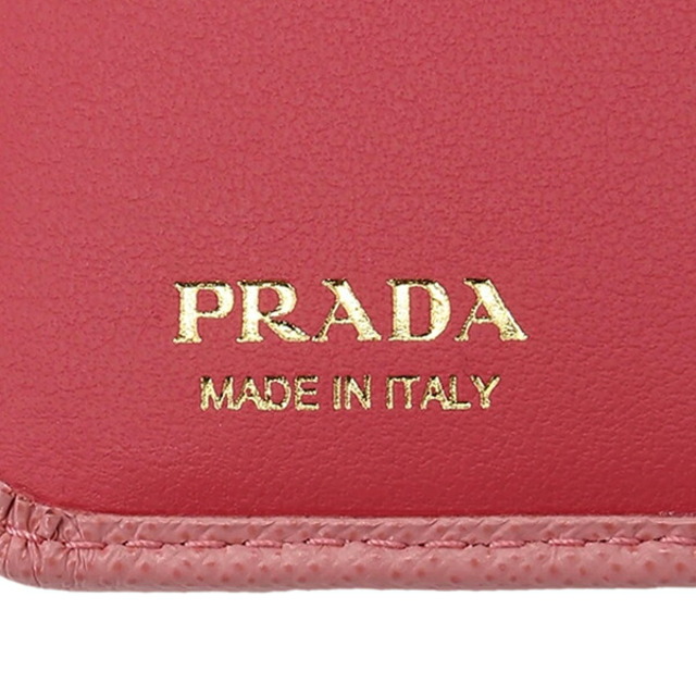 PRADA - 新品 プラダ PRADA 2つ折り財布 サフィアーノ フィオッコ ...