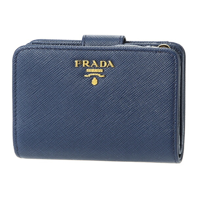 PRADA プラダ サフィアーノ 財布 ブルー